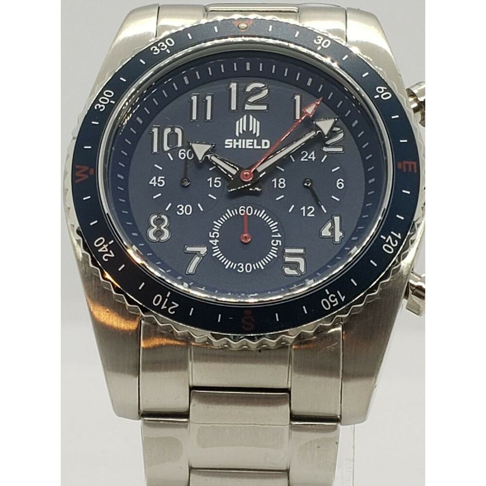 Shield Exley 45mm Chronograph Mens Watch